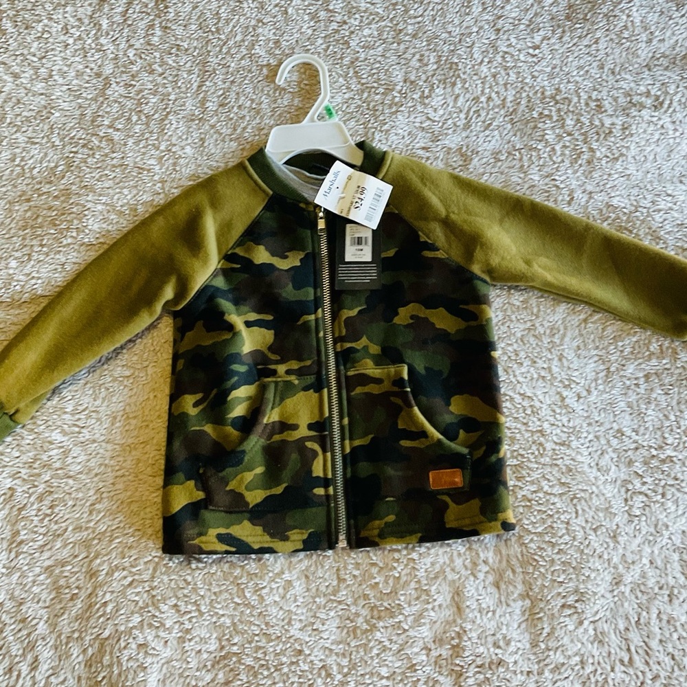 Camo Print Jacket for Kids Size 18mths